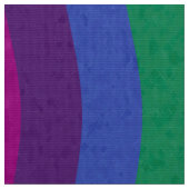 Rainbow-Farb-Wavy-Linien Stoff (Nahaufnahme)