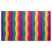 Rainbow-Farb-Wavy-Linien Stoff (Yard (91,4 cm))