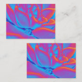 Rainbow-Farbe Sukkuläre Pflanze Mitteilungskarte (Vorne/Hinten)