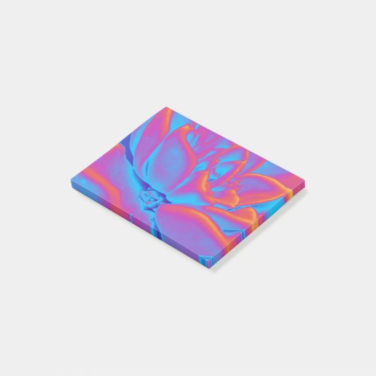 Rainbow-Farbe Sukkuläre Pflanze Post-it Klebezettel (angewinkelt)