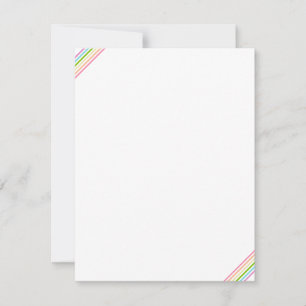 Rainbow-Farben gestrichen Moderne leere Vorlage