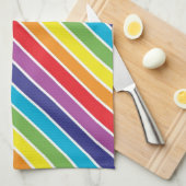 Rainbow-Farben Handtuch (Viertel Falte)