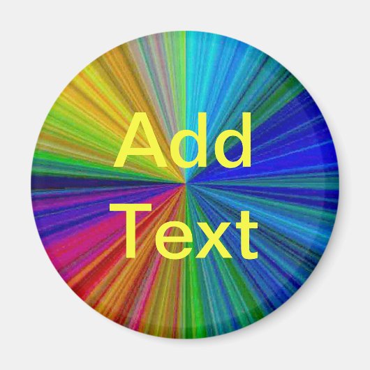 Rainbow-Farben hinzufügen Magnet (Vorne)