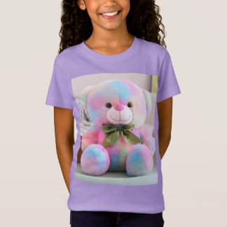 Rainbow-farbene hässliche T - Shirt für Kinder - S