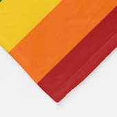 Rainbow-farbene Streifen Fleecedecke (Ecke)