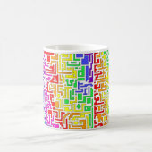 Rainbow-farbene Tasse (Mittel)