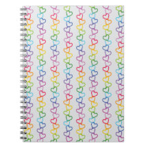 Rainbow-farbene verlinkte Liebe