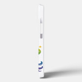 Rainbow-farbenes Einhorn-Design Case-Mate iPhone Hülle (Rückseite / Links)
