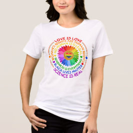 RAINBOW FARBIERTES GAY PRIDE SPRICHWORT Tri-Blend SHIRT
