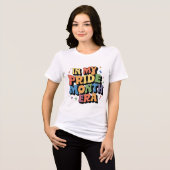 RAINBOW FARBIERTES GAY PRIDE SPRICHWORT Tri-Blend SHIRT (Vorderseite voll)