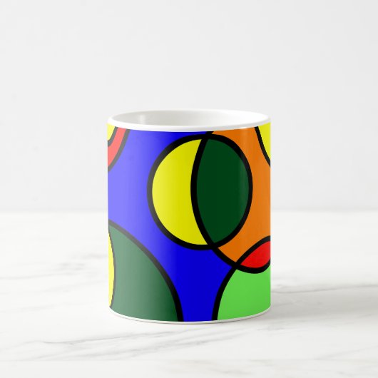 Rainbow-Farbkreise Kaffeetasse (Mittel)