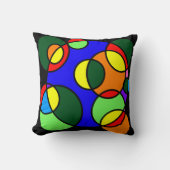 Rainbow-Farbkreise Kissen (Vorderseite)