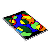 Rainbow-Farbkreise Notizblock (Rechte Seite)