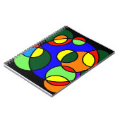 Rainbow-Farbkreise Notizblock (Linke Seite)