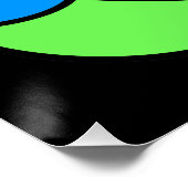 Rainbow-Farbkreise Poster (Ecke)