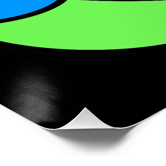 Rainbow-Farbkreise Poster (Ecke)