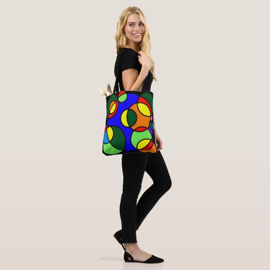 Rainbow-Farbkreise Tasche (Am Model)