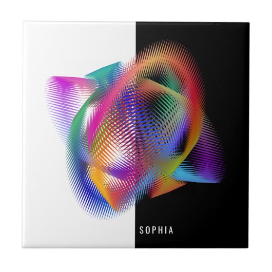 Rainbow-Farblicht Fliese (Vorderseite)