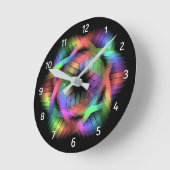 Rainbow-Farblicht Runde Wanduhr (Winkel)