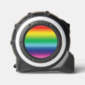 Rainbow-Farbverlaufsmuster Gay Pride Maßband (Vorderseite)