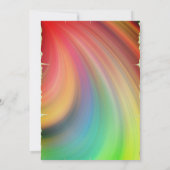 Rainbow Farm Animals Kleinkind personalisieren Einladung (Rückseite)