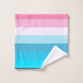 Rainbow Fashion Badhandtuch Set (Waschlappen)