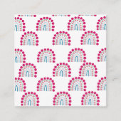 Rainbow Favor Card Begleitkarte (Vorderseite)