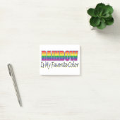 Rainbow-Favorit-Farbe Post-it Klebezettel (Büro)