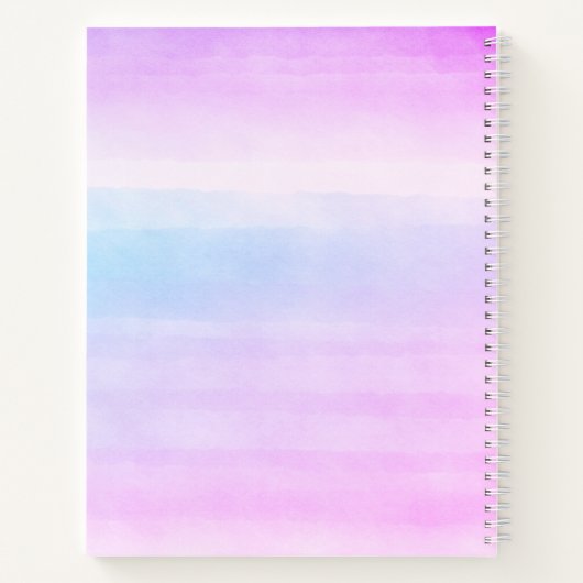 Rainbow Favorite Liebe Story Couple's Scrapbook Ni Notizblock (Rückseite)