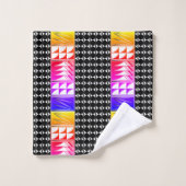 Rainbow Feather Blessings Badhandtuch Set (Waschlappen)