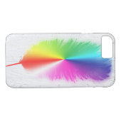 Rainbow Feather Case-Mate iPhone Hülle (Rückseite (Horizontal))