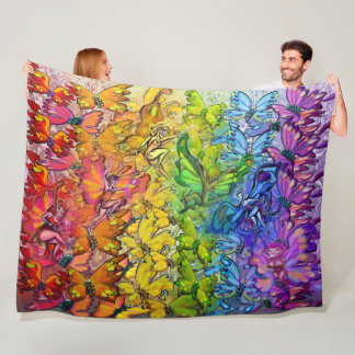 Rainbow Fee Feiern Fleece Blankon
