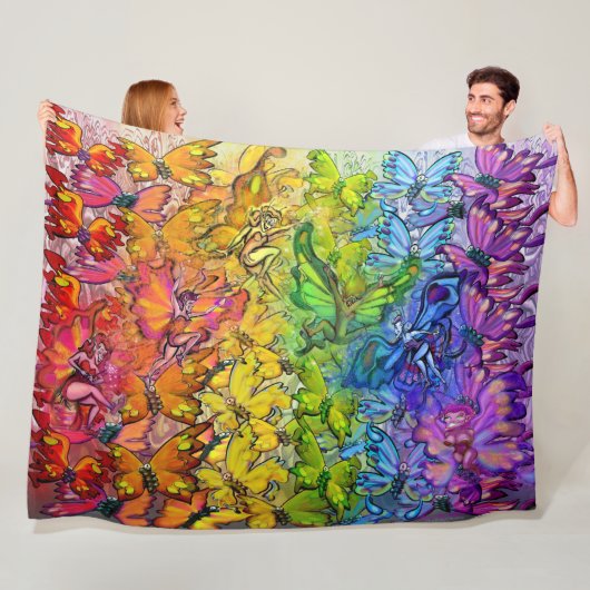 Rainbow Fee Feiern Fleece Blankon (Beispiel)