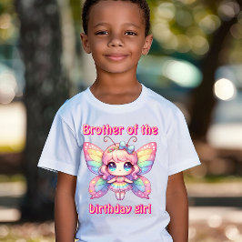 Rainbow Fee Schmetterling Bruder des Geburtstags T-Shirt