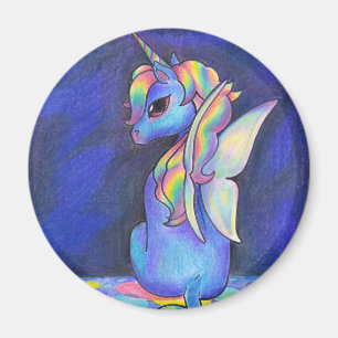 Rainbow Fee Unicorn Magnet