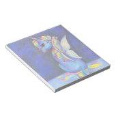 Rainbow Fee Unicorn Notizblock (angewinkelt)