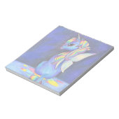 Rainbow Fee Unicorn Notizblock (Rotiert)