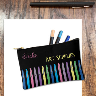 Rainbow Felt Pens Doodle Pencil Pouch Zubehörtasche