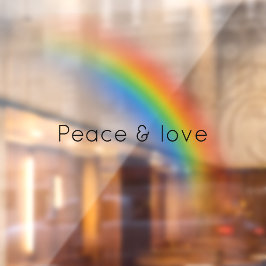 Rainbow Fensteraufkleber