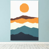 Rainbow Field Leinwanddruck (Insitu (Holzboden))