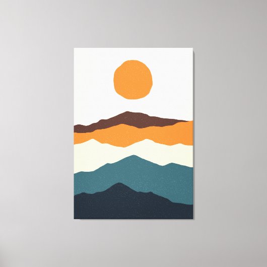 Rainbow Field Leinwanddruck (Vorderseite)