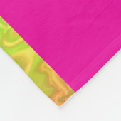 [Rainbow Fiesta] Harlequin Geometric Hot Pink Fleecedecke (Ecke)