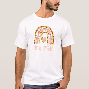Rainbow Fifth Grade Teacher Zurück zu Schulmädchen T-Shirt