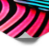 Rainbow Fingerprint Dreams Poster (Ecke)