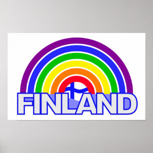 Rainbow Finland-Poster Poster
