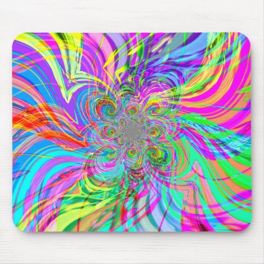 Rainbow Fire Mousepad (Vorne)