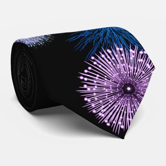 Rainbow Fireworks Celebrate Pride Monat Krawatte (Gerollt)