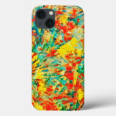 Rainbow Fireworks Celebration Art Abstrakt Case-Mate iPhone Hülle (Rückseite)