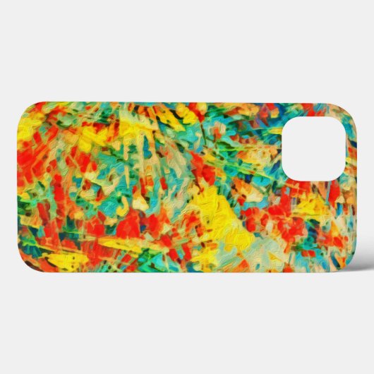 Rainbow Fireworks Celebration Art Abstrakt Case-Mate iPhone Hülle (Rückseite (Horizontal))