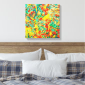 Rainbow Fireworks Celebration Art Abstrakt Leinwanddruck (Insitu (Schlafzimmer))